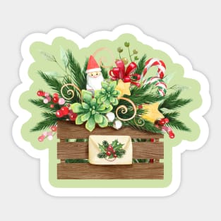 Cute Christmas box Sticker